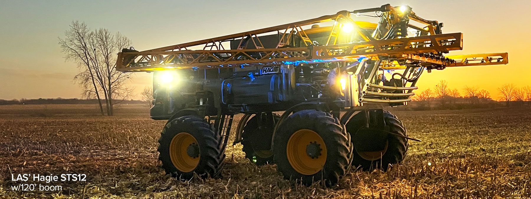 Crop Spraying with Hagie STS12 Sprayer